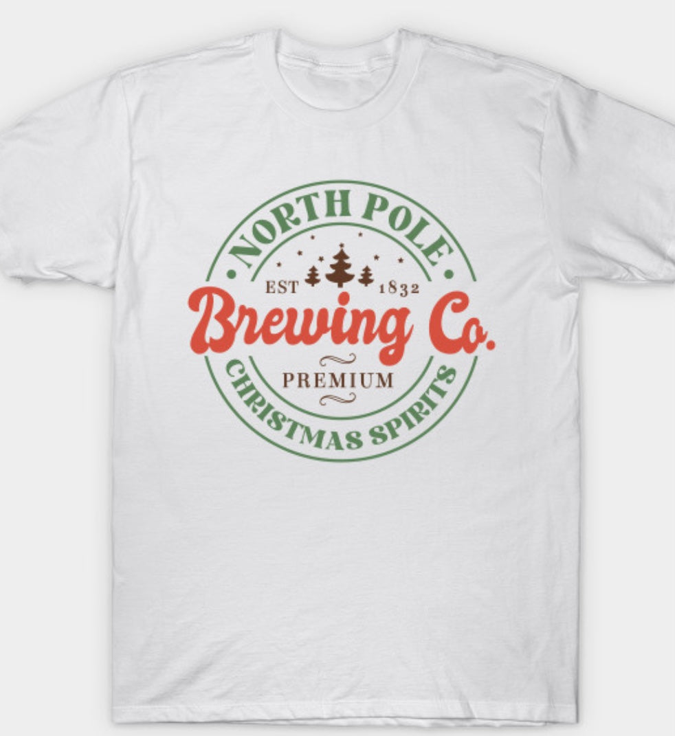 North Pole Brewing Co XMAS TEE “limited Time only”