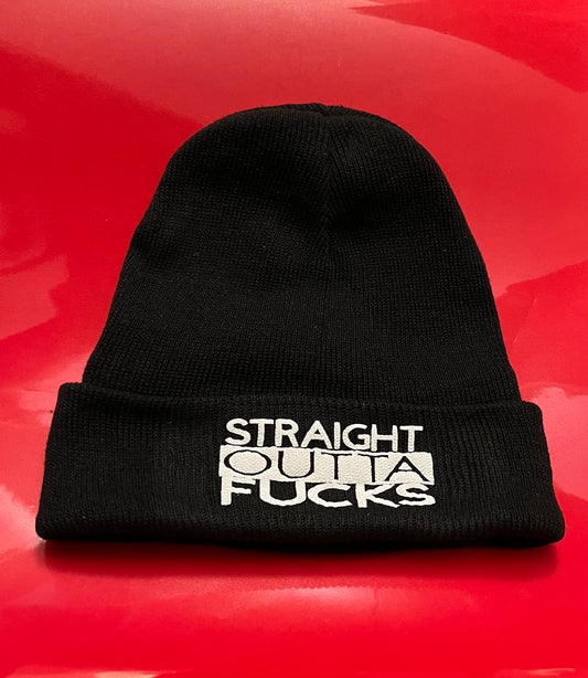 Straight Outta Fucks Beanie (Cuffed)