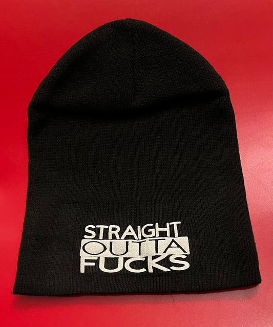 Straight Outta Fucks Beanie (cuffless)