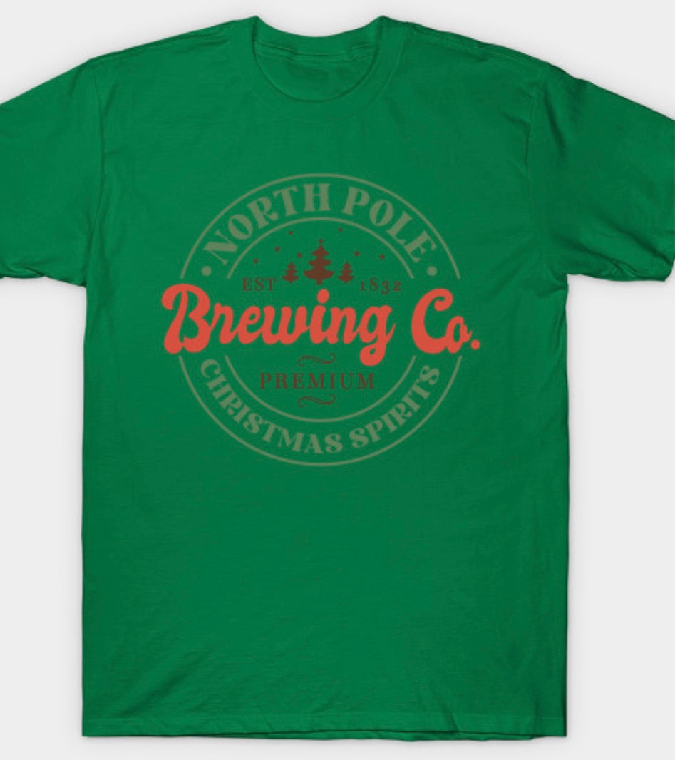 North Pole Brewing Co XMAS TEE “limited Time only”