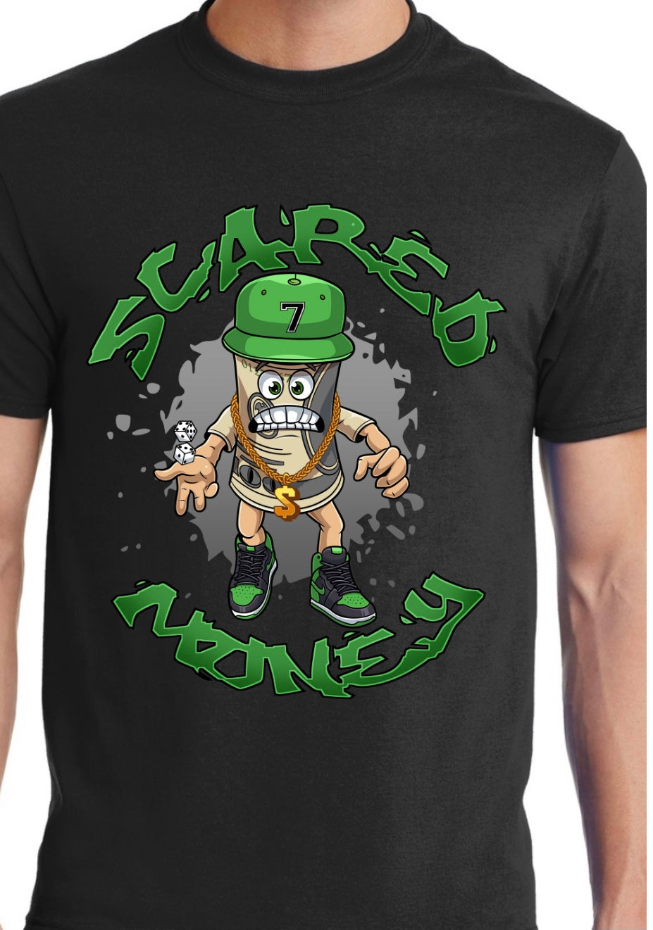 Short sleeve scared money