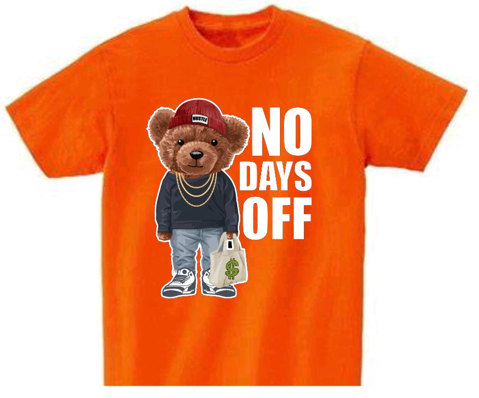 No days off bear