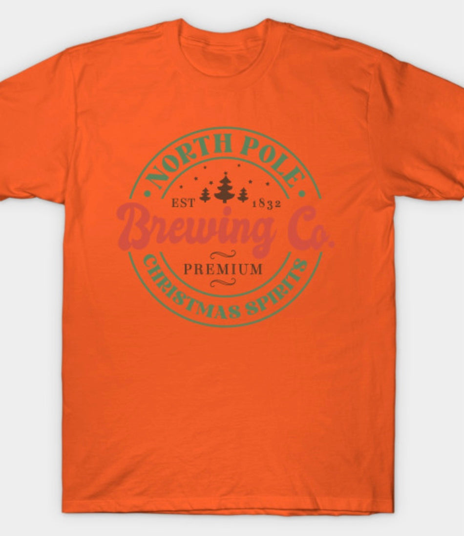 North Pole Brewing Co XMAS TEE “limited Time only”